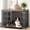 Antique Black, variant on TIME RAY 42" Dog Crate Furniture, Heavy-Duty Metal Dog House, Decorative Pet House that Doubles as an Indoor Side Table, Antique Black