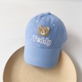 thumbnail image 1 of Gorra de béisbol bordada con dibujos animados para niño y niña, gorro con bordado de oso bonito, visera suave, 2023 Fivean unisex, 1 of 2