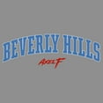 thumbnail image 2 of Women's Beverly Hills Cop: Axel F Classic Blue Logo Racerback Tank Top, 2 of 4