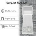 thumbnail image 7 of BMYJ Dryer Vent Lint Bags Outdoor Vent Lint Indoor Dryer Lint Catcher Dryer Vent Lint Dust Filter Bag for Capturing Lint for Ventless Dryer Vent, 7 of 7