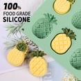 thumbnail image 5 of 8 Cavity Silicone Molds Pineapples,Funny Pineapple for Ice Cube Trays, Chocolate Candy, Crayon, Keto Fat Bomb, Cake Decoration, 5 of 7