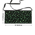 thumbnail image 3 of WIRESTER Unisex Fashionable 3-pocket Half Waist Apron Chef Catering Cooking Baking Kitchen Adjustable 2 Long Strings - Shamrock Clover Leaves, 3 of 6