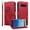 Red, variant on Flip Case for Samsung Galaxy Note 8 (SM-N950), Card Holder and Kickstand, Shockproof and Scratch Resistant, Sky Blue