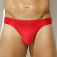 thumbnail image 2 of Afuyipoi Underpants for Male,Solid Mid-rise Lightweight Activewear Briefs Red L, 2 of 4