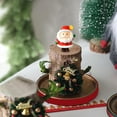 thumbnail image 5 of ​Santa & Snowman Tabletop Decor Set - Snowy Base Resin Figurines, Cozy Christmas Ornament Gift for Home/Office (Ages 3+ ,Choking Hazard)​​ A, 5 of 5