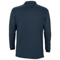 thumbnail image 2 of SOLS Mens Winter II Long Sleeve Pique Cotton Polo Shirt, 2 of 4