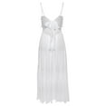 thumbnail image 5 of LASCANA Women's Ruffle Tie Back Maxi Dress Ruffles, 5 of 6