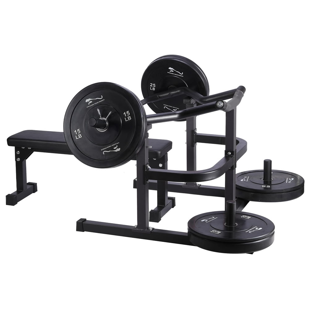 Chest Press Machine with Independent Converging Arms, 1050LBS Bench Press Machine with Independent Flat Bench, Heavy Duty Bench Press Rack for Home Gym, Adjustable Chest Workout Equipment