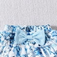 thumbnail image 6 of Youmylove Infant Girls Sleeveless Ribbed Romper Bodysuit Floral Printed Shorts Headbands Outfits Child Dailywear, 6 of 6