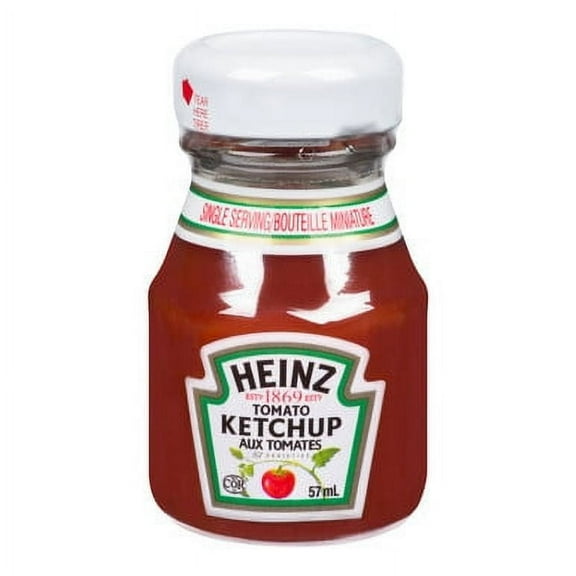Heinz Tomato Ketchup, 57ml/1.9 fl. oz., Mini Bottles, 60 Count