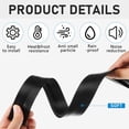 thumbnail image 3 of Puerta corredera de vinilo Bug Seal Strip Pushglossy de 8,5 m, negra, 3 of 7