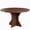 Red Walnut, variant on 42-inch Round Dining Table for 4, Ultra-Stable 7-Leg Design Modern Kitchen Table, Solid Breakfast Nook & Office Desk, Easy Assembly