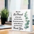 thumbnail image 5 of Zomyto 5"x5" Retirement Gifts for Coworker,Farewell Gifts for Colleagues,Thank You Gifts for Employees,May You Be Proud of the Work You Have Done Wooden Box Sign Desk Decor, 5 of 8