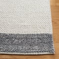 thumbnail image 3 of SAFAVIEH Natura Marina Striped Wool Area Rug, Ivory/Grey, 6' x 6' Square, 3 of 8