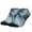 Blue Marble Pattern, variant on Green and Gold Marble Pattern Women's Ankle Socks, Low Cut Daily Trainer Socks Moisture Absorption Gifts for Holiday Birthday Gifts