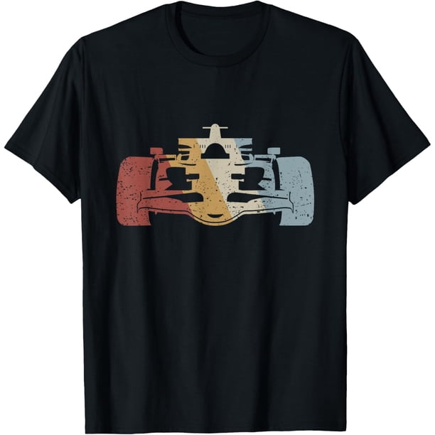 Camiseta estilo retro para coche de carreras