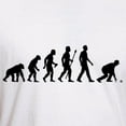 thumbnail image 3 of CafePress - Lawn Bowls Evolution T Shirt - Fitted T-Shirt, Vintage Fit Soft Cotton Tee, 3 of 4