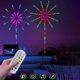 thumbnail image 4 of Luz de fuegos artificiales LED Fuegos artificiales con control remoto Tira de luces LED Decoración navideña JShteea  El nuevo, 4 of 9