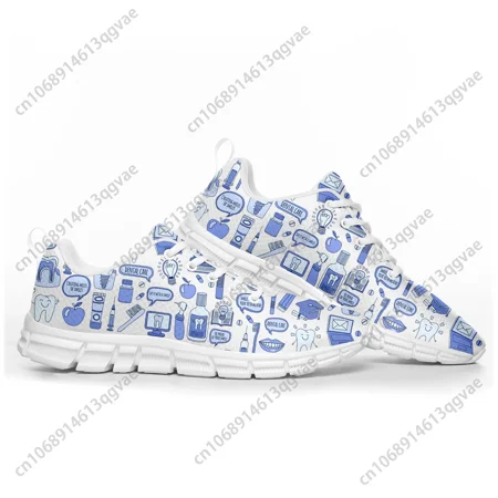 

Hospital Nurse Heart Pop Sports Shoes Mens Womens Teenager Kids Children Sneakers Casual Custom High Quality Couple Shoes White