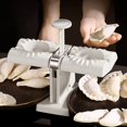 thumbnail image 2 of Chockeie Household Double Head Automatic Dumpling Maker Ravioli Press Mold Making Tool, 2 of 7