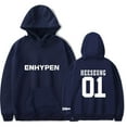 thumbnail image 5 of Enhypen Merch Hoodie 90s Korean Group Women Men's Pullover Harajuku Streetwear Sweatshirt, 5 of 6