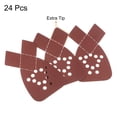 thumbnail image 3 of Uxcell 24 Packs 1500 Grits 12 Holes Hook & Loop Sandpapers Triangular Sanding Pads Sheets with Extra Tips, 3 of 6
