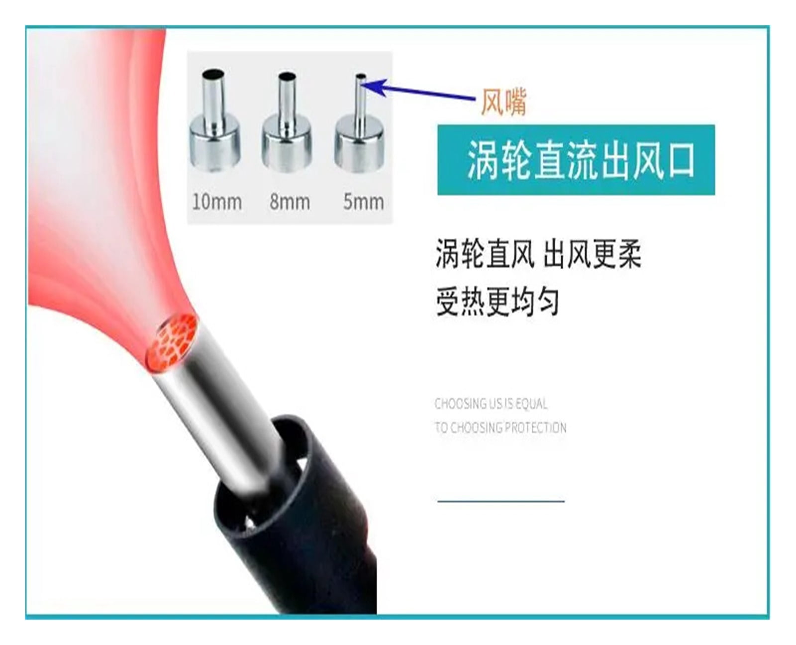 BK850D Constant Temperature Hot Air Gun 600W Adjustable Temperature Digital Display Rework Station Solder ,Variable Temperature