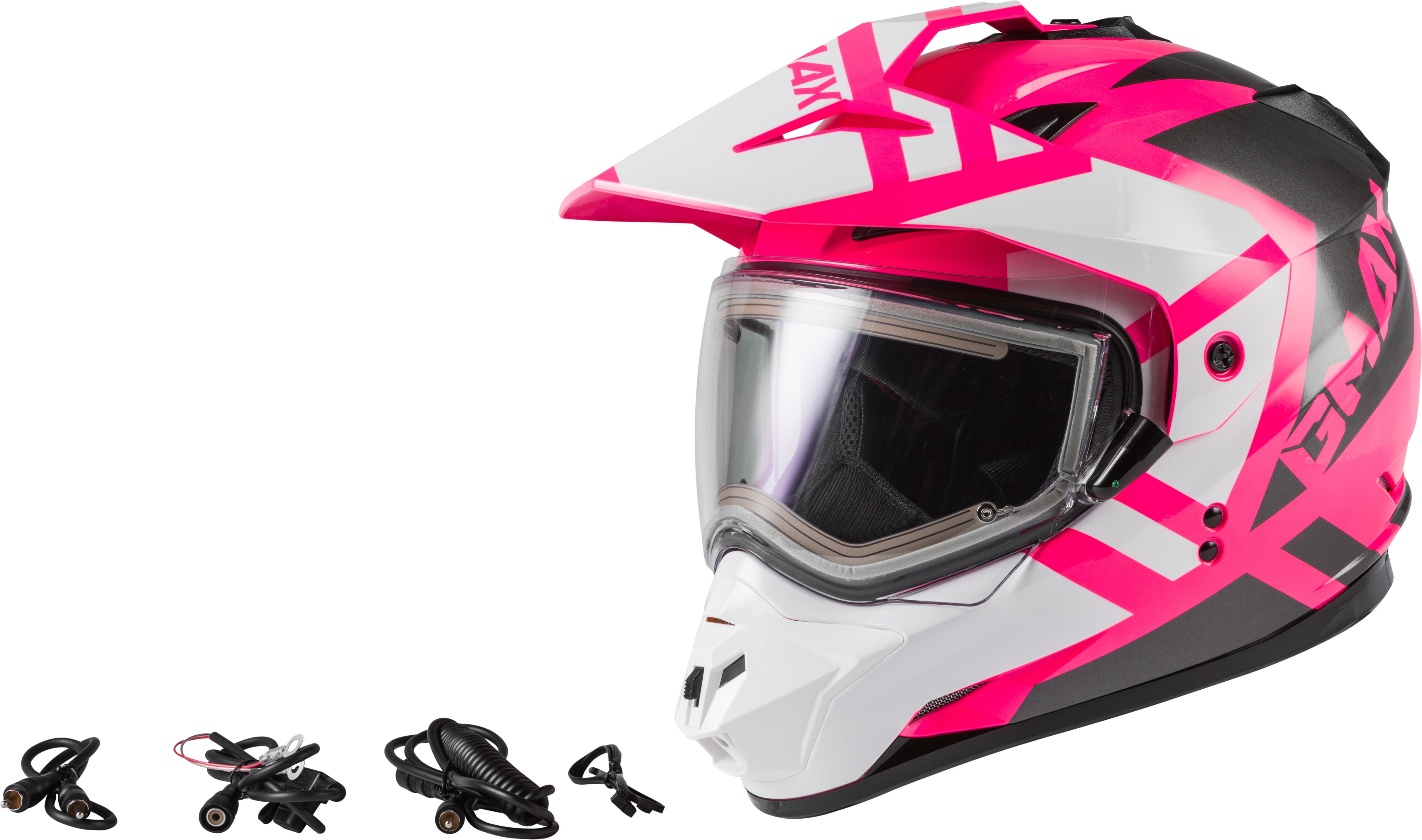 Gmax GM-11S Trapper Adult Snowmobile Helmet with Electric Shield