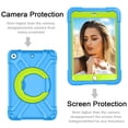 thumbnail image 3 of iPad 10.2" 7th Generation Case Cover, Allytech Heavy Duty Protective Rugged Shockproof 360 Rotating Kickstand Kids Friendly Case Cover for Apple iPad 7th Generation 10.2" 2019, Blue/Green, 3 of 9
