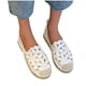thumbnail image 4 of Amzcrzy Zapatos de mujer,Zapatos de mujer,Zapatillas de mujer, Sandalias planas de mujer, sandalias de playa para mujer, zapatillas casuales antideslizantes de verano Sandalias Mujer Zapatillas De Ca, 4 of 4