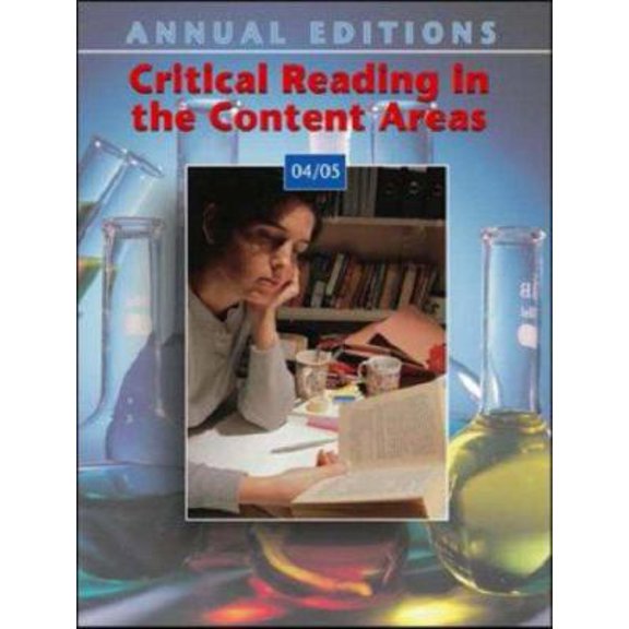 Pre-Owned Annual Editions: Critical Reading in the Content Areas 04/05 (Paperback) 0072970731 9780072970739