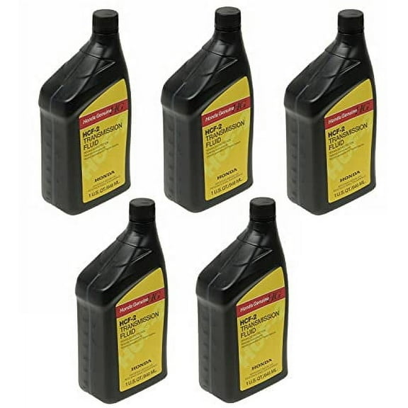 Set of 5 Quarts Automatic Trans Fluid HCF-2 Compatible with Honda Accord Civic