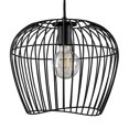 thumbnail image 2 of Hunter - Redding 1-light Matte Black, Medium Size Pendant Light, Dimmable, Industrial Style, Bell Shaped, for Bedrooms, Dining, Living Rooms - 48240, 2 of 9