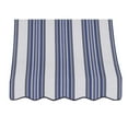 thumbnail image 2 of Awntech 4.38 Ft Nantucket Curved Slope Fixed Awning Canopy (52.5in x 31in x 24in), Navy/Gray/White Multi, 2 of 2
