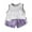 White A5, variant on Hrsba Kids Summer 2 Piece Outfits Sets,Girl Casual Sleeveless Round Neck Shorts Printed Set Breathable Two Piece Set,Toddler Summer Round-Neck Tank Top Sets