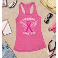 thumbnail image 3 of S4E Women's Stronger Together Breast Cancer Racerback Slim Fit X-Small Fuchsia, 3 of 4