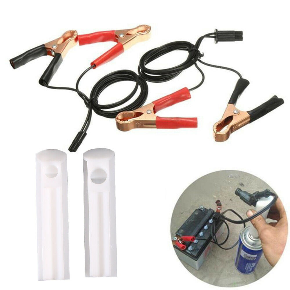 Car Universal Vehicles Fuel Injector Flush Cleaner Adapter DIY Kit Cleaning Tool 