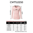 thumbnail image 6 of H2H Women's Cotton-Blend Crew-Neck Staple Top with Long Sleeves NAVY US M/Asia M (CWTTL0250), 6 of 6