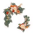 thumbnail image 2 of Artificial Flower Swag Set of 2 for Wedding Welcome Sign Floral Decoration, 2 of 10