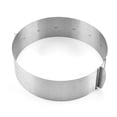 thumbnail image 1 of Adjustable Cake Ring, Stainless Steel Cake Mold for DIY Cooking Mousse Cake Baking Set, Heat-Resistant Reusable and Easy Clean for Large and Small Sizes, 1 of 7