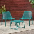 thumbnail image 3 of Noble House Bucknell Ensemble de Conversation Extérieur 3 Pcs en Bleu Mat, 3 of 18