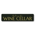 thumbnail image 2 of Wine Cellar Novelty Decor, Metal Wall Sign - 4x18 Inches, 2 of 4