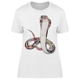 thumbnail image 1 of Cobra Snake Art T-Shirt Women -Image by Shutterstock, Female Medium, 1 of 2