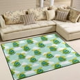 thumbnail image 2 of Coolnut Lightweight Soft Area Rugs, 80 x 58 inch（6'8" x 4'10"） Cute Planes Clouds Floor Mat for Kids Playing Room Hardwood Floor Living Room Nursery Rugs, 2 of 6