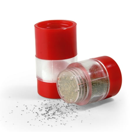 Coghlan's Backpacker Salt And Pepper Shaker, Rugged, Portable, BPA-Free Plastic, Dual Slots, 8.4 ml Total Capacity