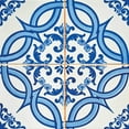 thumbnail image 6 of Mi Alma White Blue Floral Peel & Stick Vinyl Backsplash Tiles 5x5, 24 pcs, 6 of 12