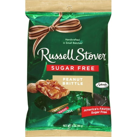 Russell Stover Sugar-Free Peanut Brittle, 3 Oz.