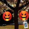 thumbnail image 3 of Halloween Inflatables, 24 Inch Halloween Decorations Blow-up Pumpkin With Built-in Battery Powered, 3 of 5