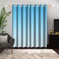 thumbnail image 6 of Lfeey Sky Blue Gradient Blackout Curtains, Living Room Grommet Curtains 2 Panels, 72 Inches Long, 6 of 6