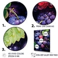thumbnail image 3 of Designart "Berrilicious Geometry In Vibrant Violet II" Fruits Wall Art Prints, 3 of 7